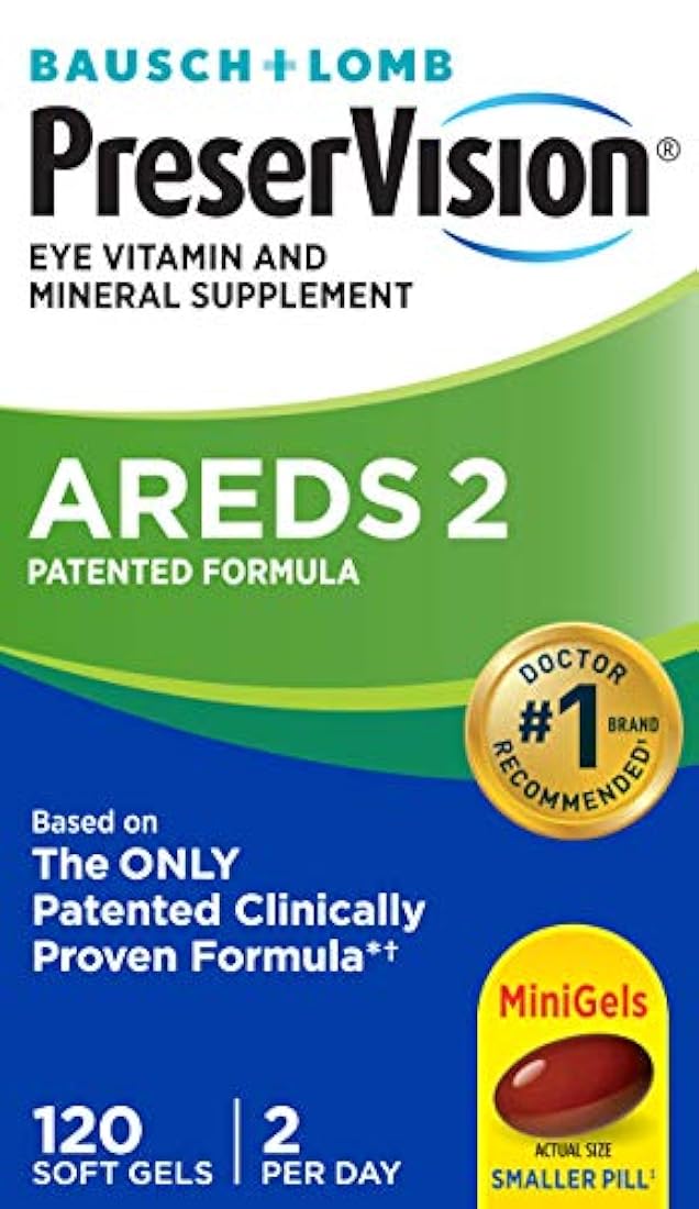 Suplementos PreserVision AREDS 2 buena visión