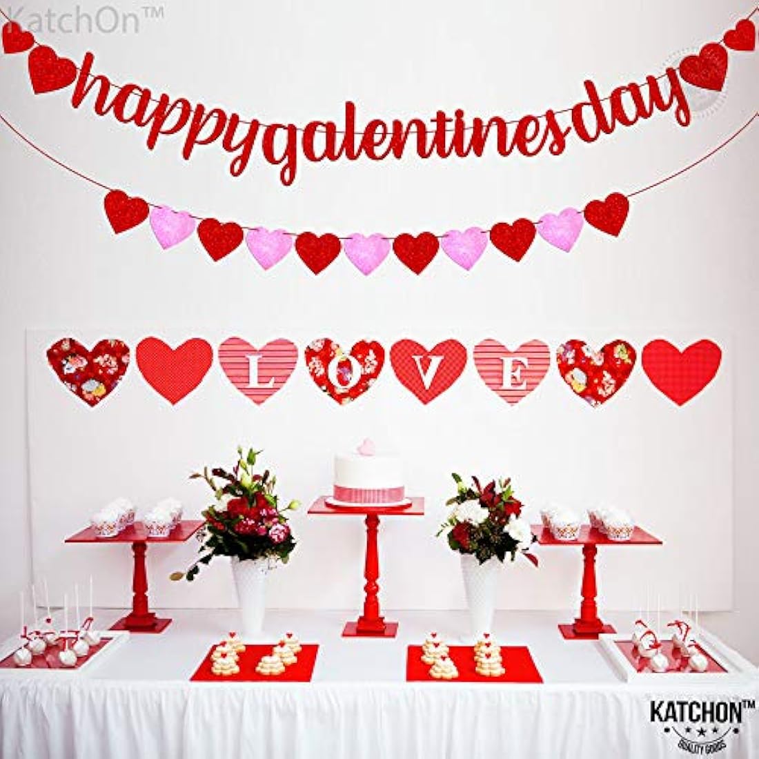 Pancarta feliz del día de San Valentín