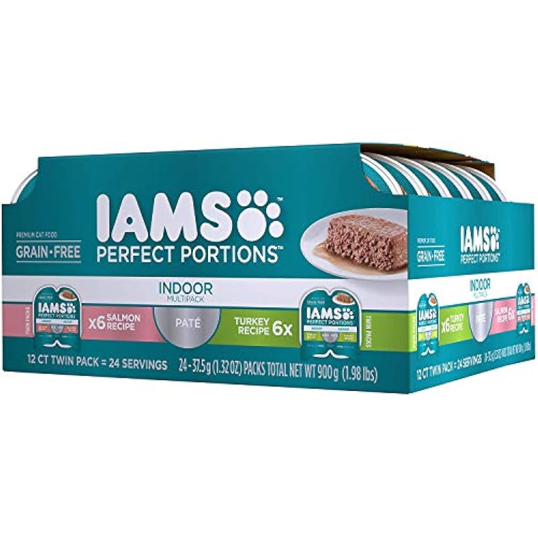 Iams Perfect Portions - Paquete de variedades para gatos