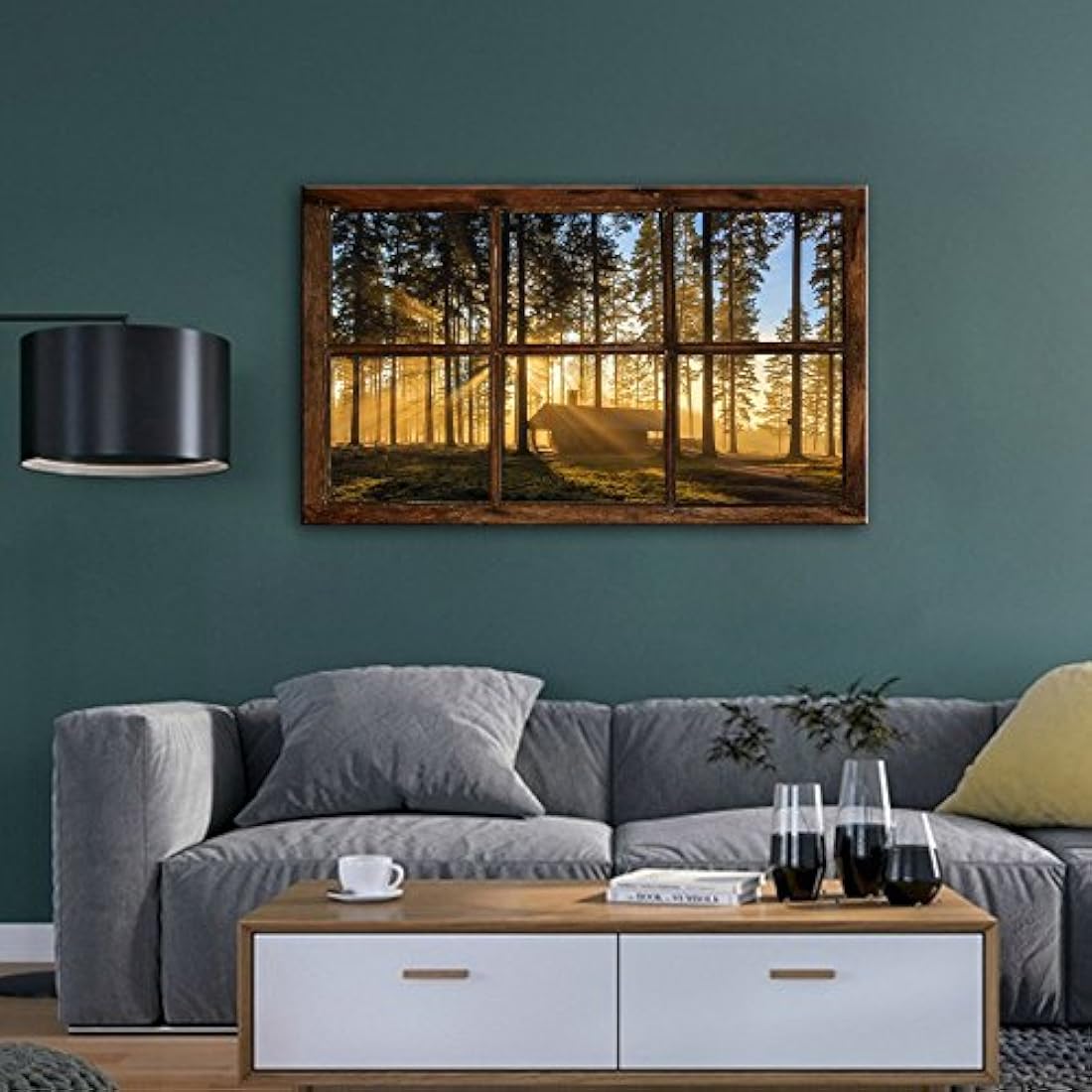 Cuadro decorativo para pared (tamaño grande), diseño retro