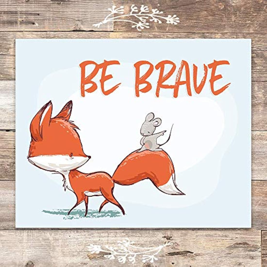 Impresiones de arte de pared de zorro (juego de 3) Sin marco