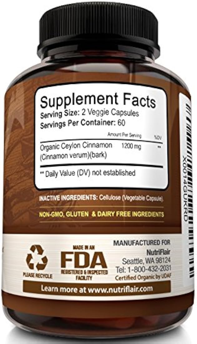 Canela de Ceilán orgánica certificada NutriFlair