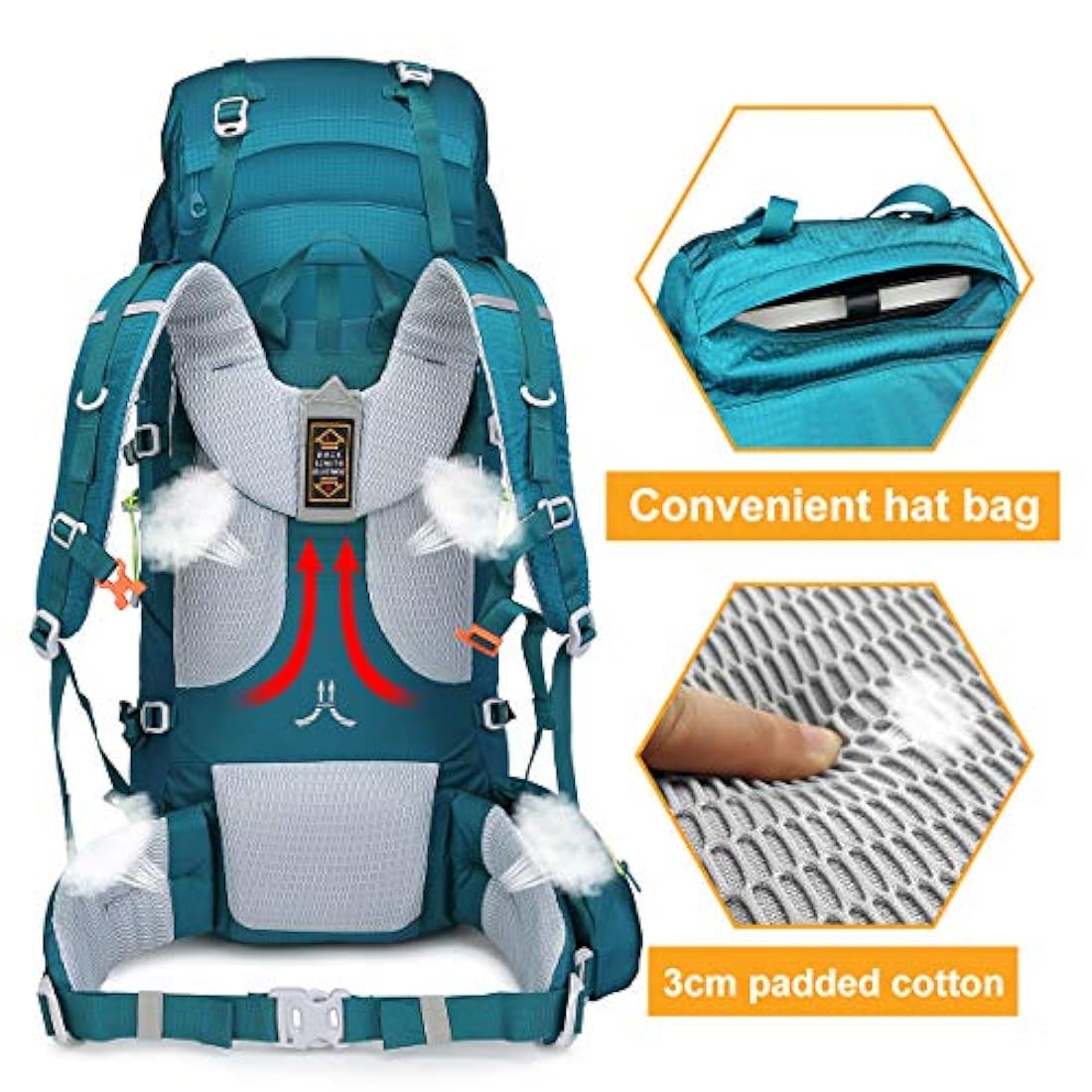 Mochila de senderismo-para acampar