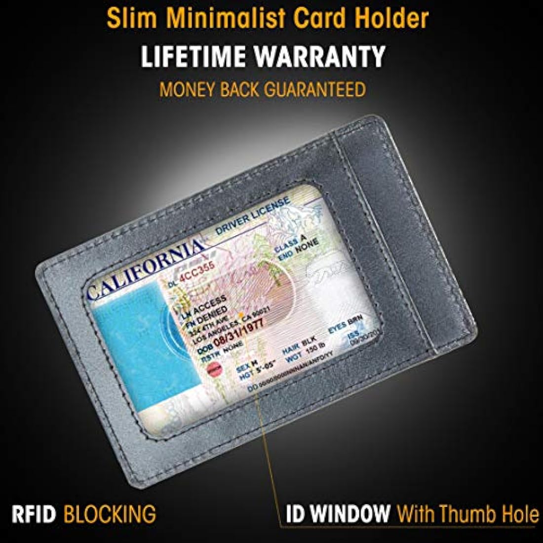 Billetera minimalista para hombre