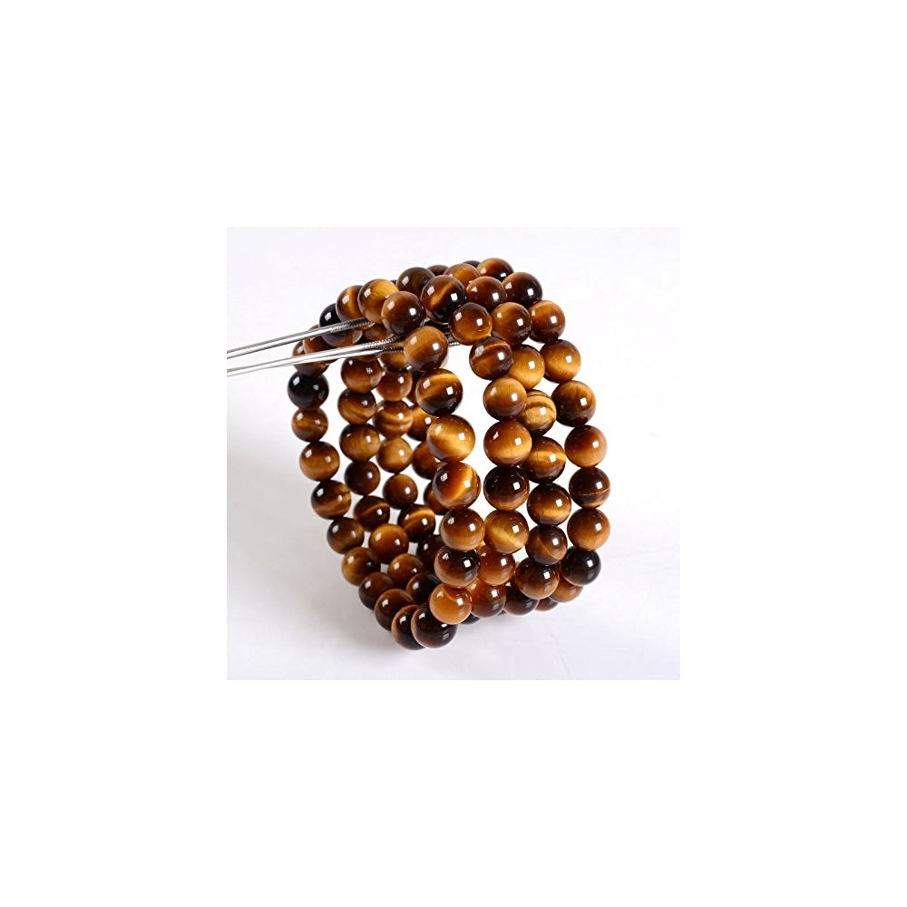 Pulseras y tobilleras de gemas semipreciosas en cuentas