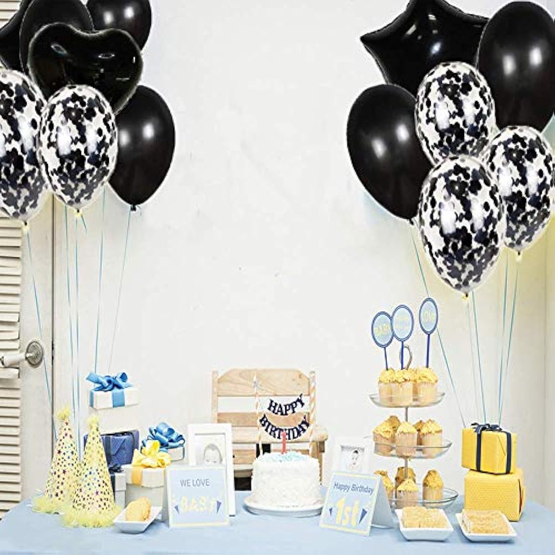 Suministros para fiestas, Globos negros con el número 26