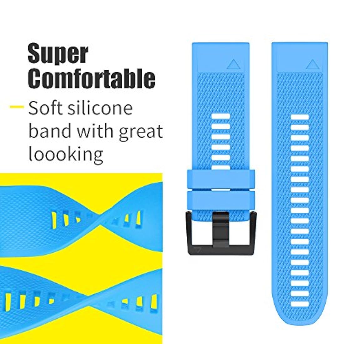 NotoCity - Correa de silicona para reloj deportivo