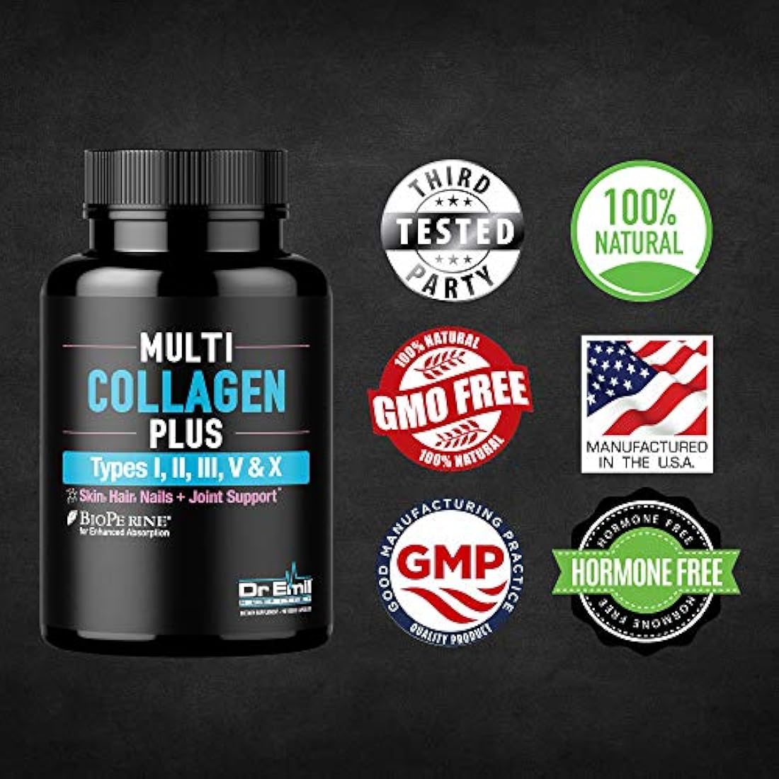 colágeno potenciador de absorción, mezcla de proteínas