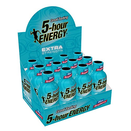 Disparos de energía extra - Blue Raspberry - 12 Count