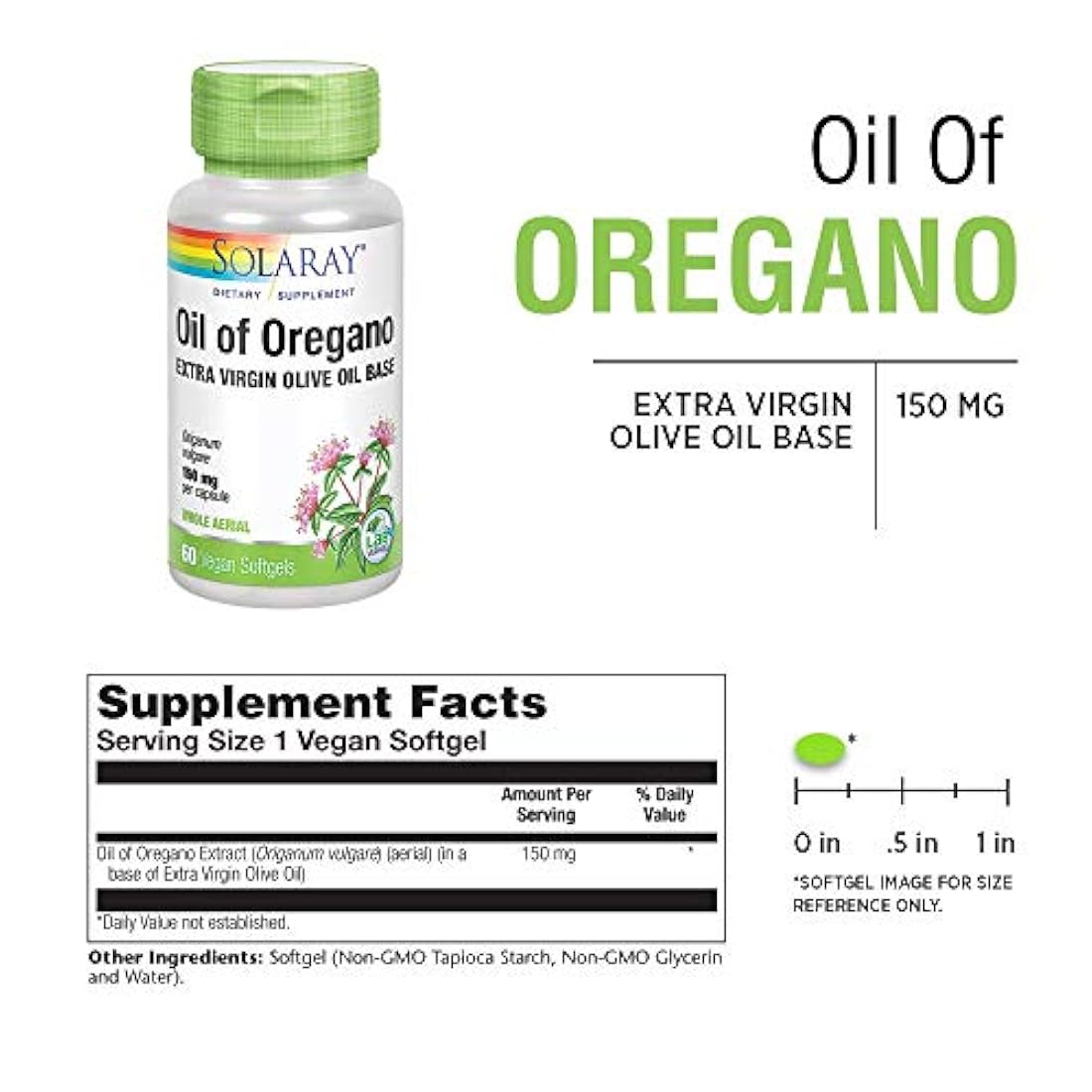 Aceite de Orégano Suplemento, Solaray