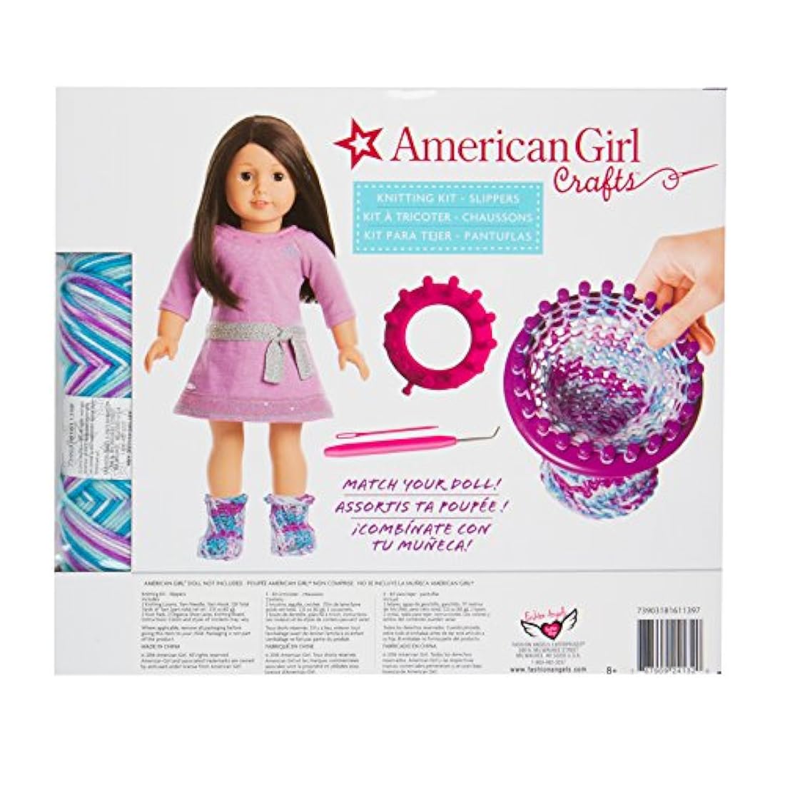 Kit de American Girl Zapatillas Para Tejer
