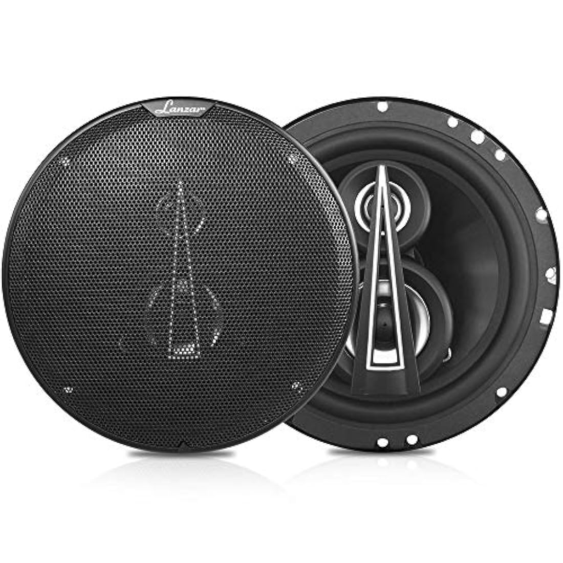 Parlanteso  Altavoces coaxiales de Titanio LANZAR MX63