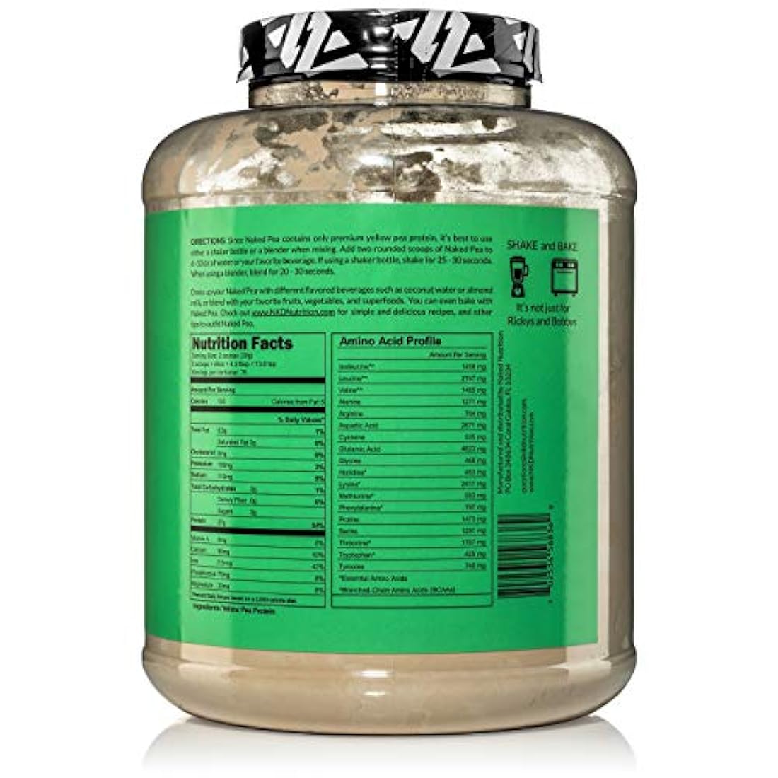 Proteína de guisantes aislados granjas de américa del norte