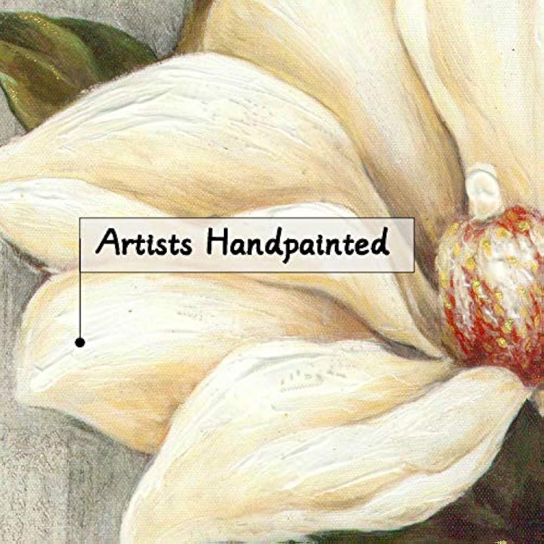 Obra de flores Floral Canvas Magnolia para dormitorio