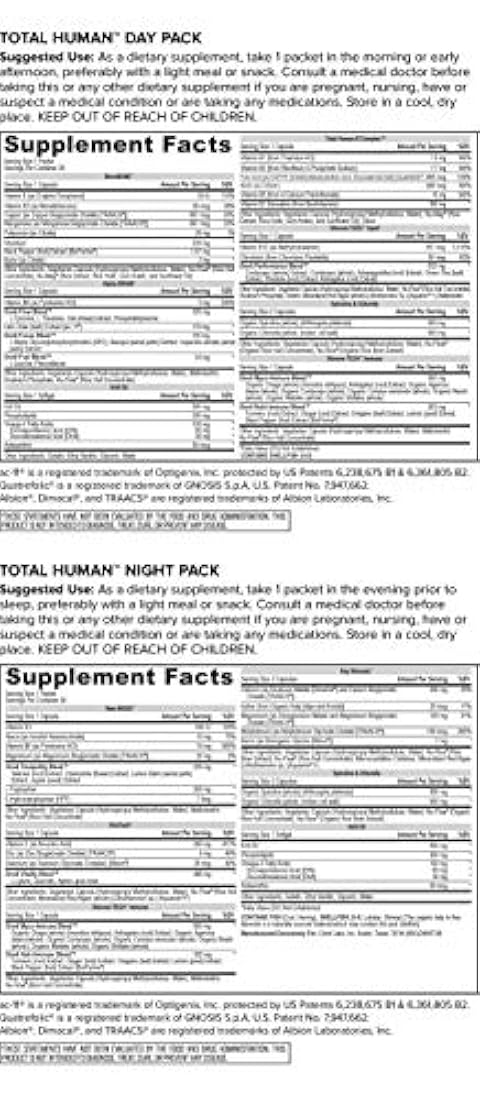 ONNIT Total Human – Paquetes de vitaminas diarias