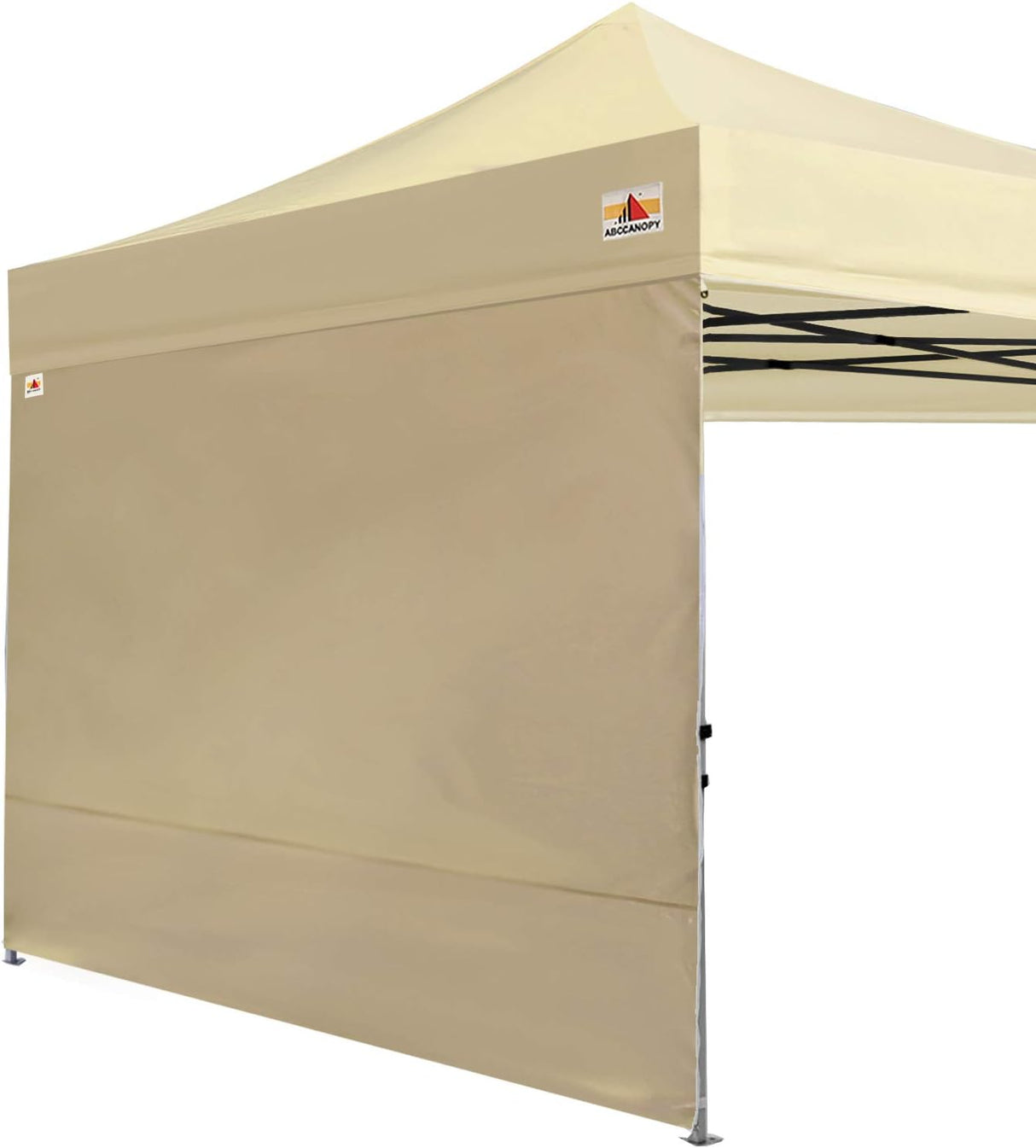 Toldo desplegable 10'x10', pared lateral, cintas para sujetar