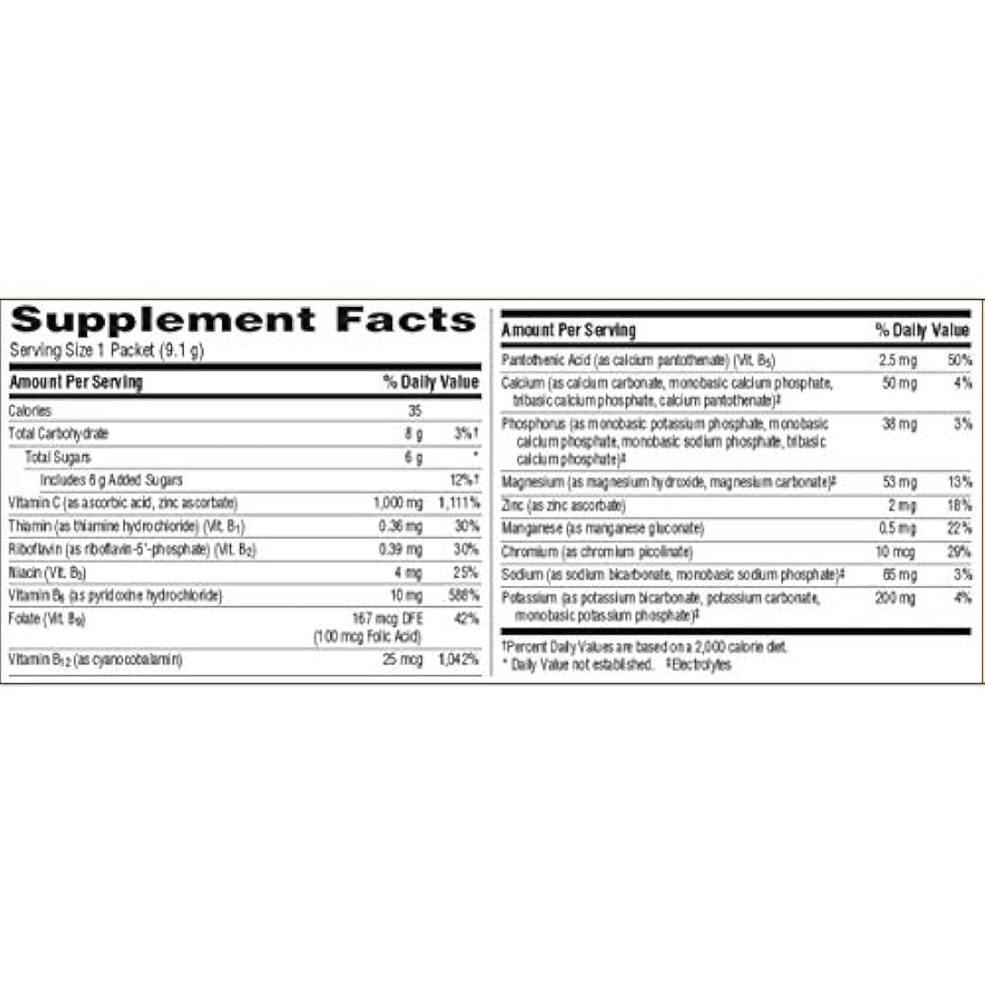 Mezcla para suplemento dietético bebible Emergen-C, con 0,035 oz de vitamina C, sin cafeína, 30 paquetes de 0.30 oz cada uno, sabor açaí, 255115, 1, 1