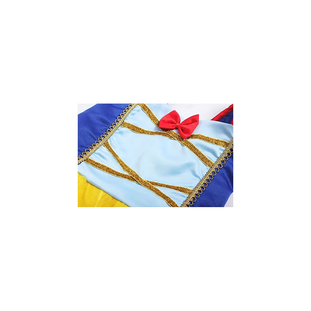 Disfraz de princesa sin espalda con cintura talla 2T/100