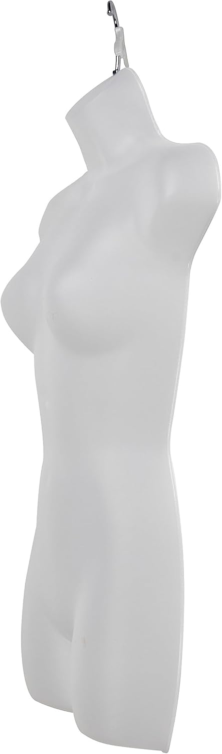 Torso Maniquí SSWBasics - Molded, Shatterproof, Size 5-10