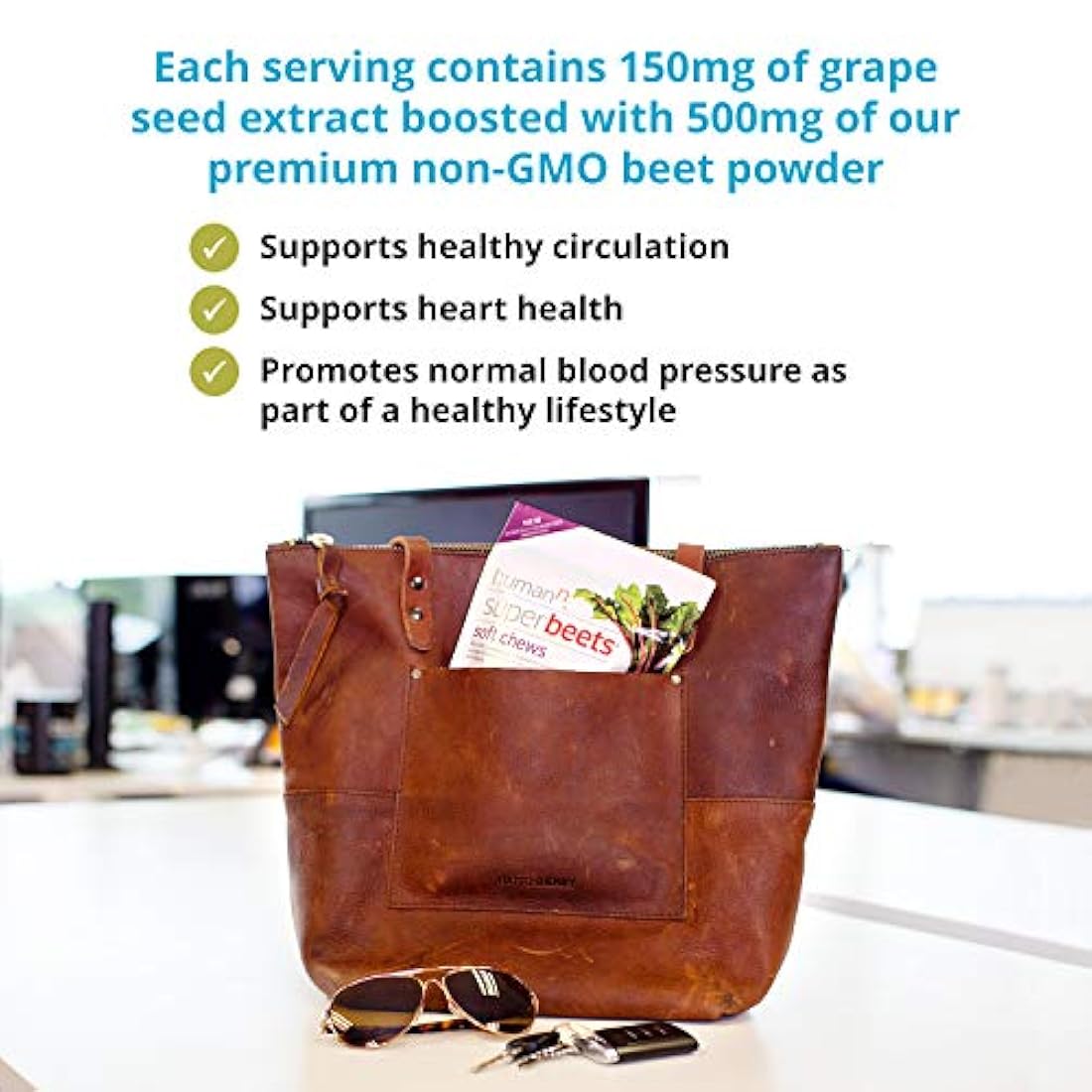 HumanN Extracto de semilla de uva y polvo de remolacha