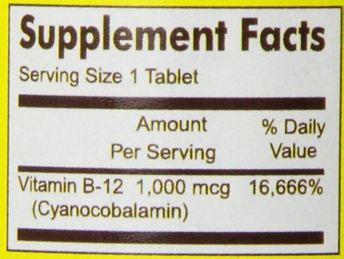 Mason Natural Vitamina B-12 1000mcg tabletas sublinguales - 100 Ea, 3