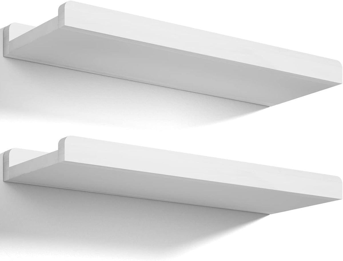 Estanterías Flotantes Love-KANKEI de Madera, Set de 2, 17