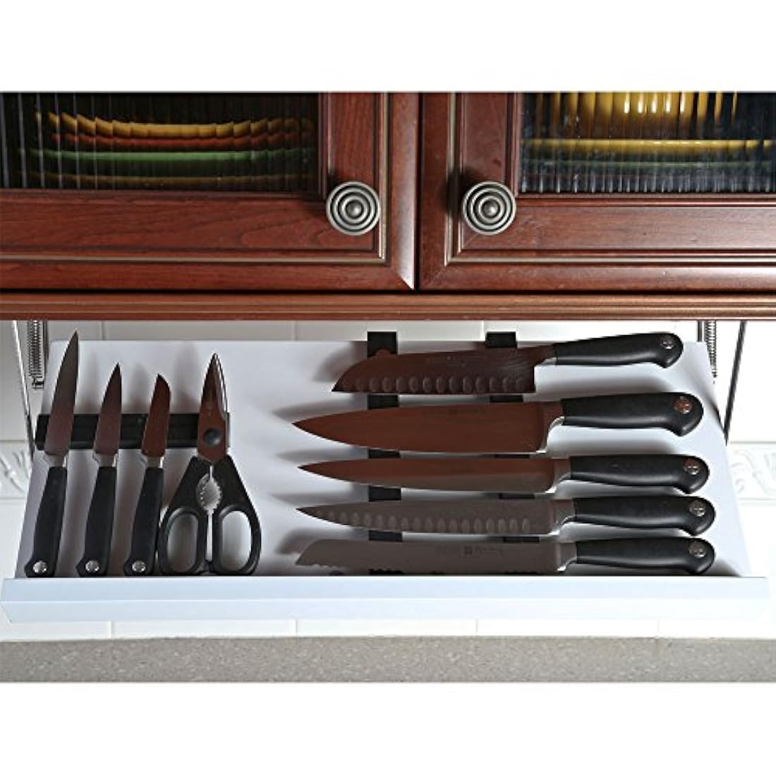 virtud Gabinete bloquear color blanco