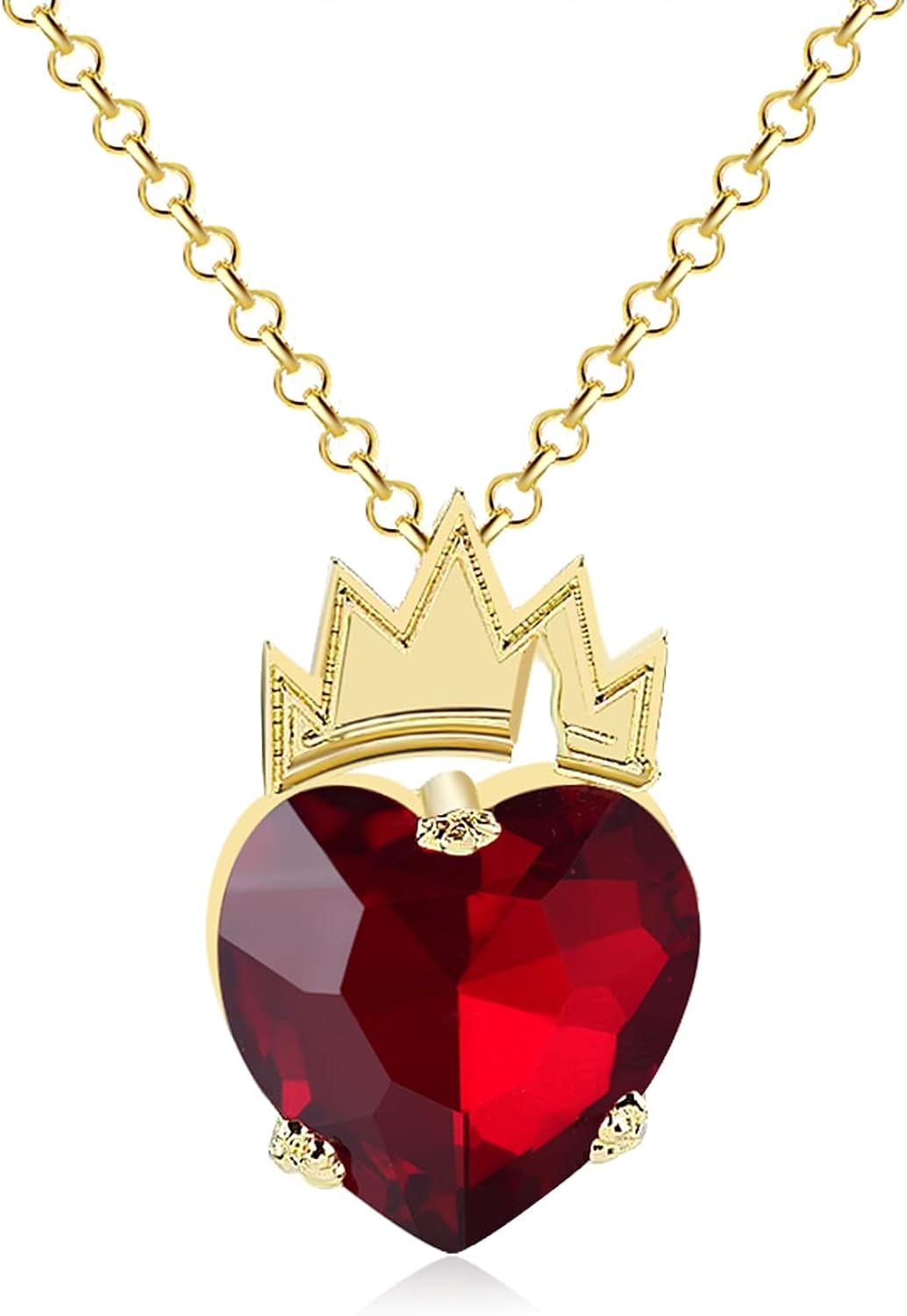 collar y Tiara de corazón rojo Descendientes 3