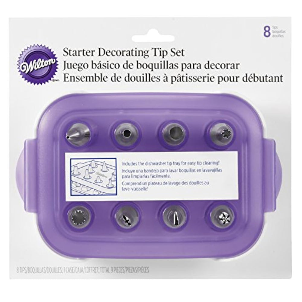 Juego de accesorios para decoración y tuberías (8 piezas)