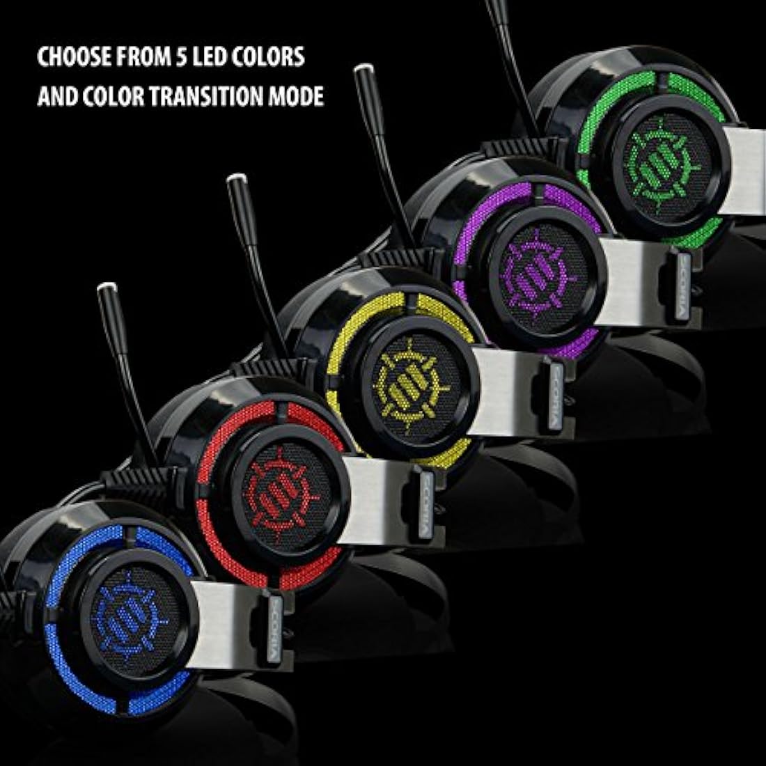 computadora Gaming Headset por EnhanceScoria USB PCsonido7.1