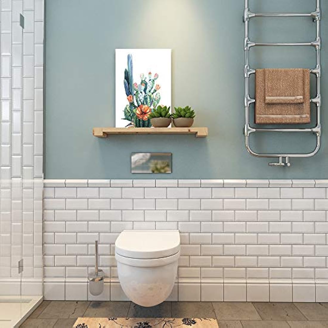 Lienzo de pared con barril blanco y negro de vino tinto