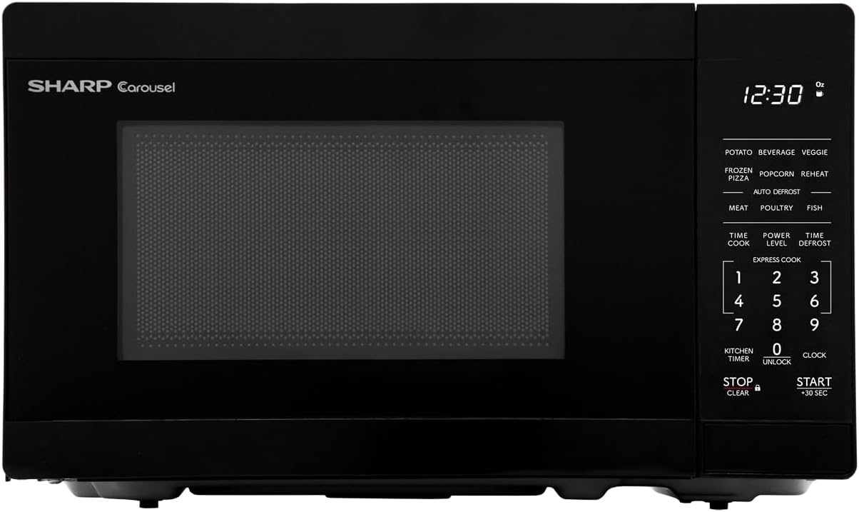 Horno Microondas SHARP 0.7 CuFt 700W con Turntable SMC0760KB