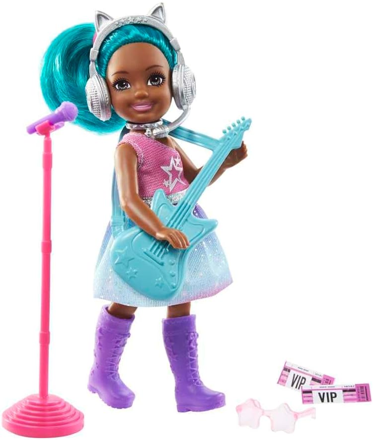 Barbie Chelsea Can Be Playset con Chelsea Rockstar, 6 pulgadas