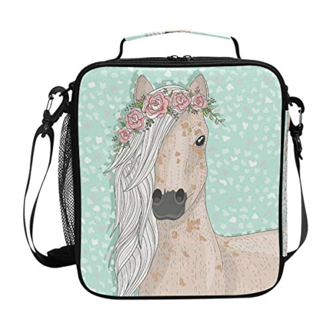 Bolsa térmica para el almuerzo diseño de flores