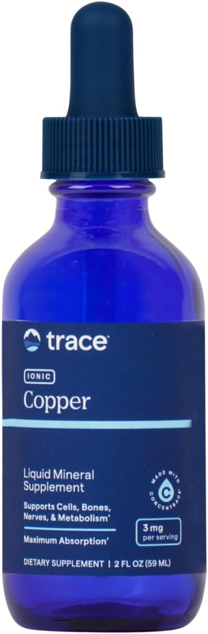 TracesMinerals Cobre Iónico Apoyo Óseo y Energía 2 fl oz