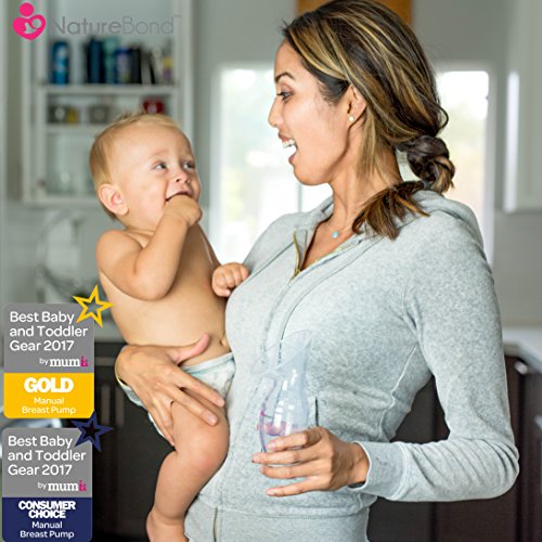 Extractor de leche manual de silicona