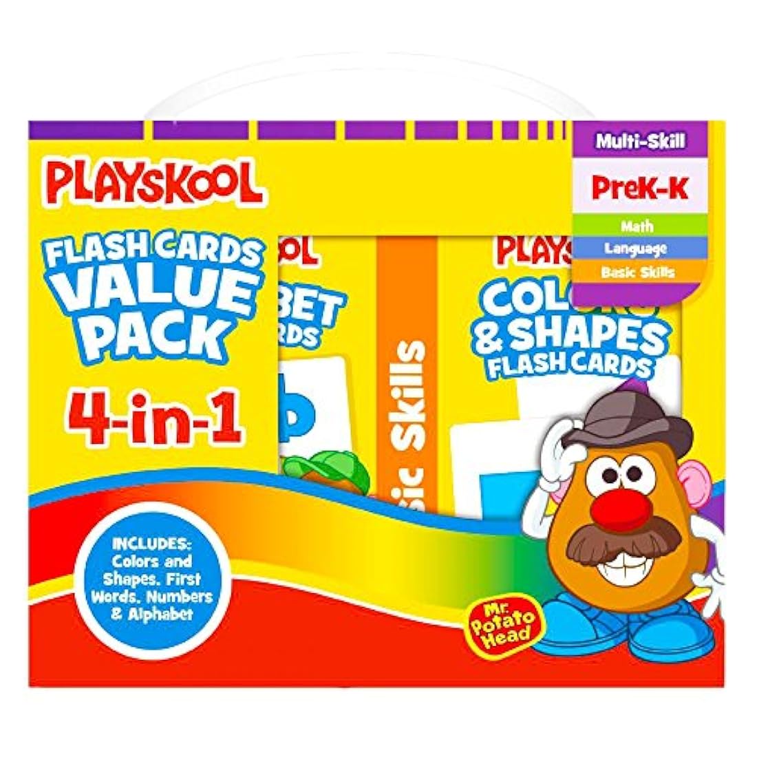 Tarjetas Playskool flash con pegatinas