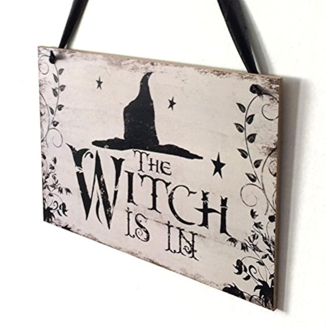 Cartel para colgar puerta de madera