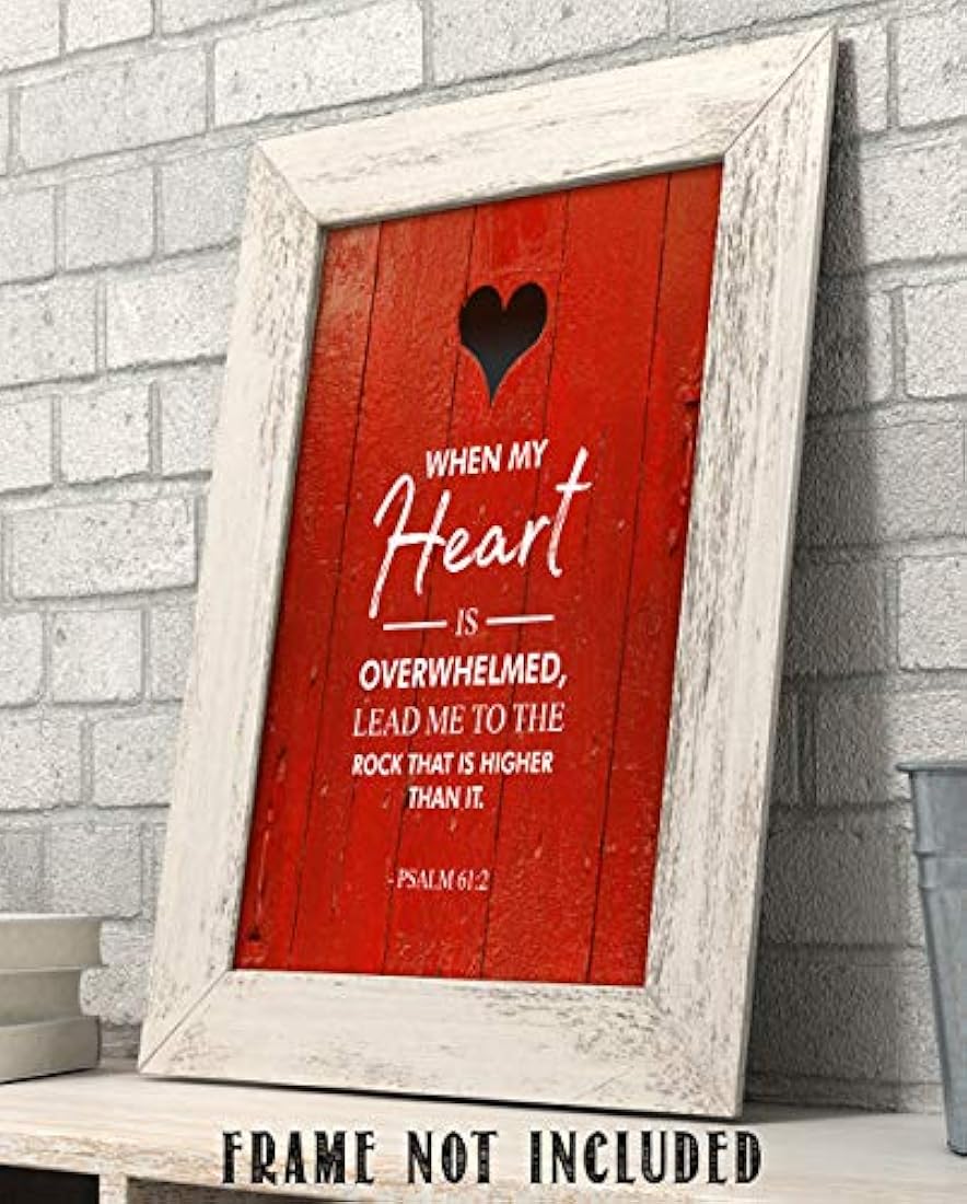 Salmo 61: 2 impresion sin marco 11x14