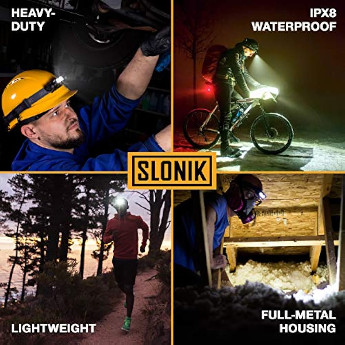 Linterna frontal recargable xtreame brillante LED faro