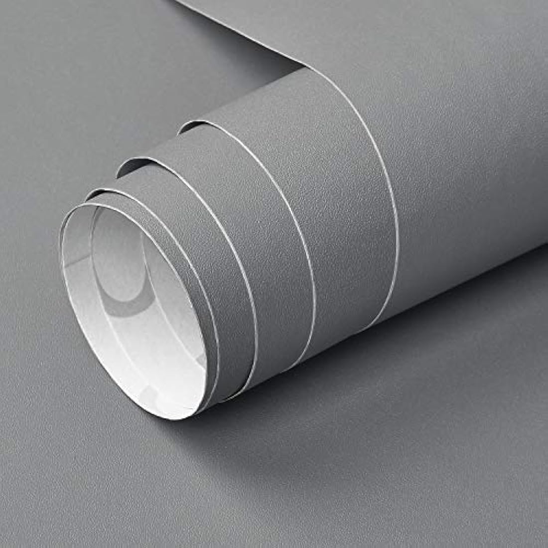 Papel vinilo autoadhesivo pintado gris (15.7 x 32.8 pies)