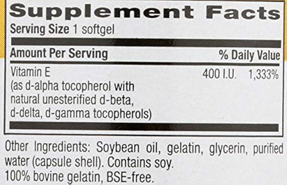 Country Life - Compuesto de vitamina E natural, 400 UI con tocoferoles mixtos, 90 cápsulas blandas
