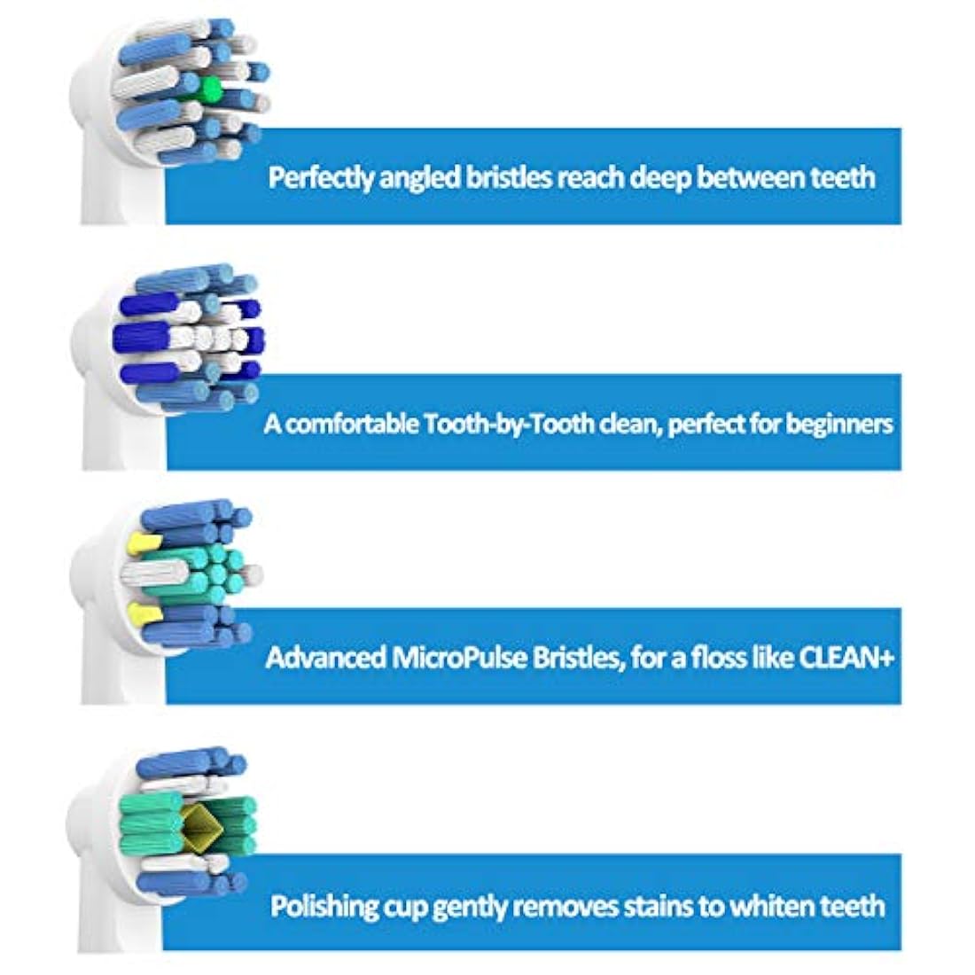 Cabezales de repuesto para cepillo de dientes