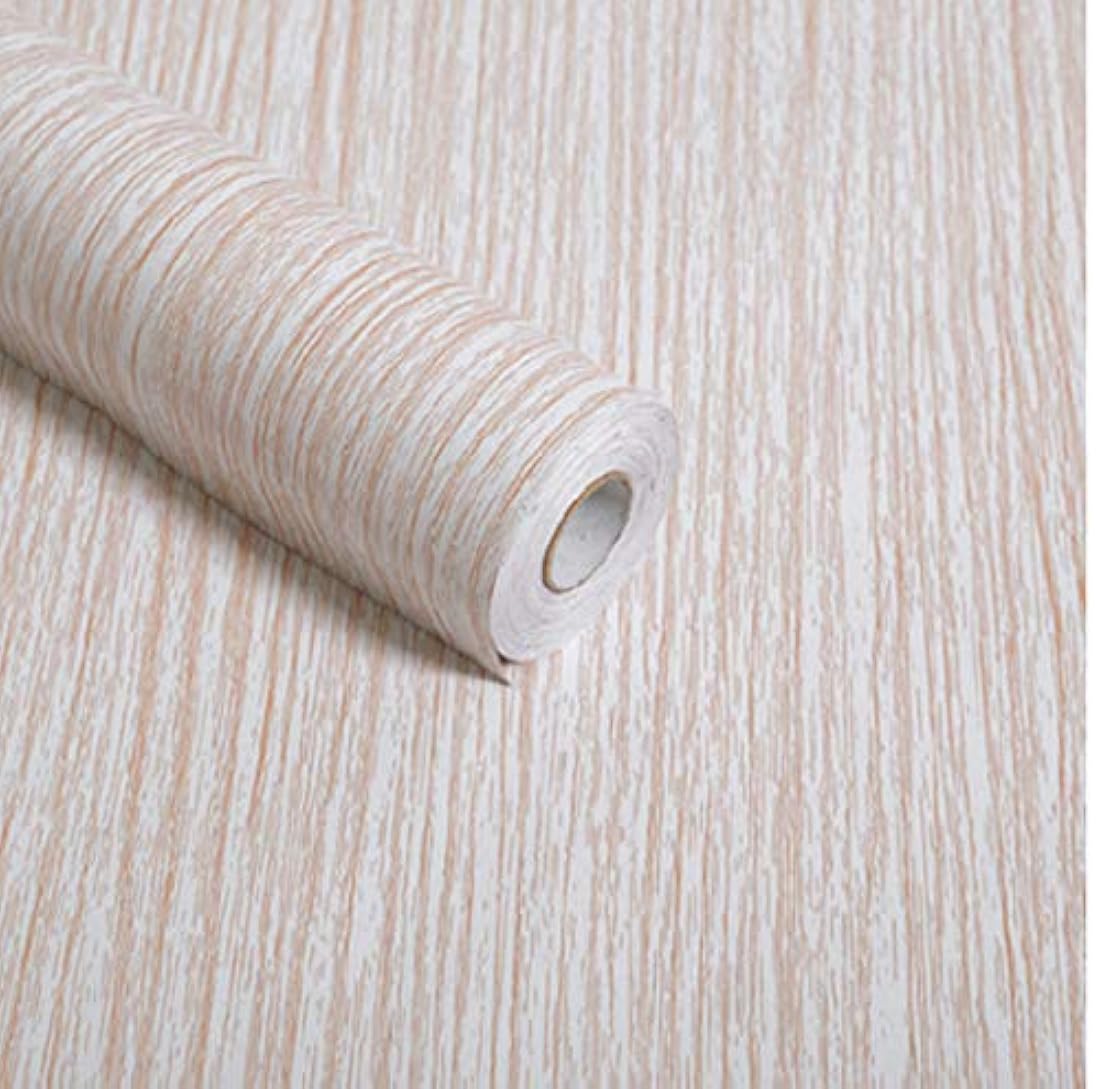 Papel pintado de madera de grano decorativo vinilo