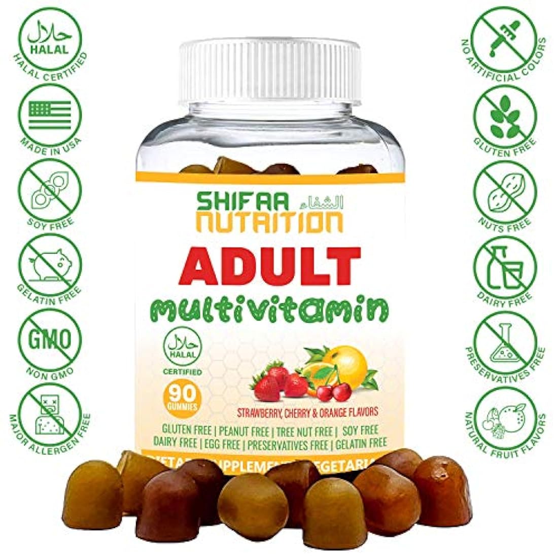 Shifa - Multivitaminas para adultos con 11 vitaminas