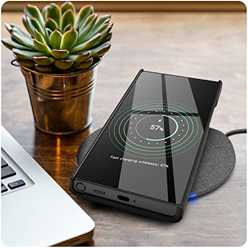 Encased DuraClip - Funda para Samsung Galaxy S22 Ultra con clip para cinturón, funda delgada para teléfono con funda