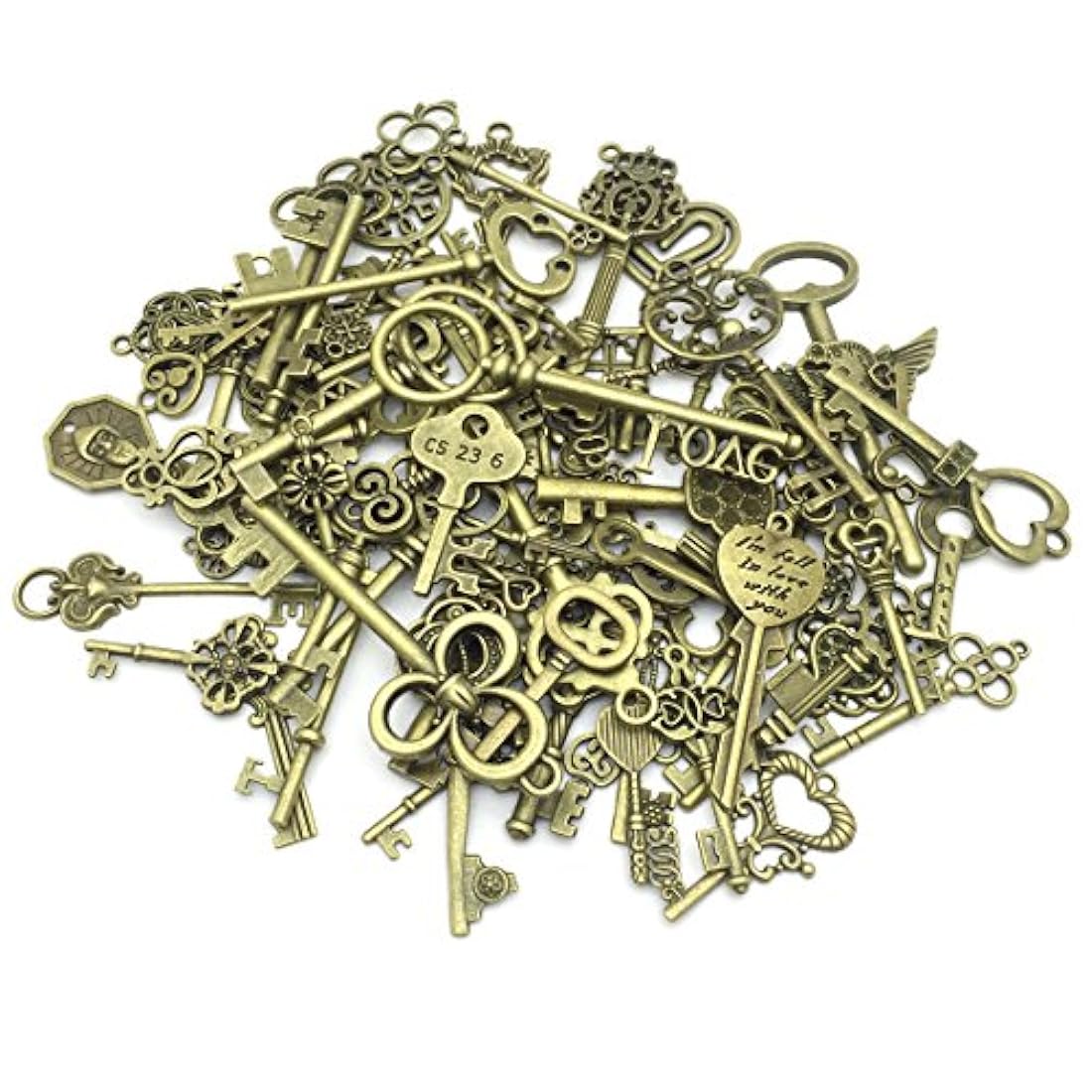 JIALEEY - Llaves de esqueleto vintage