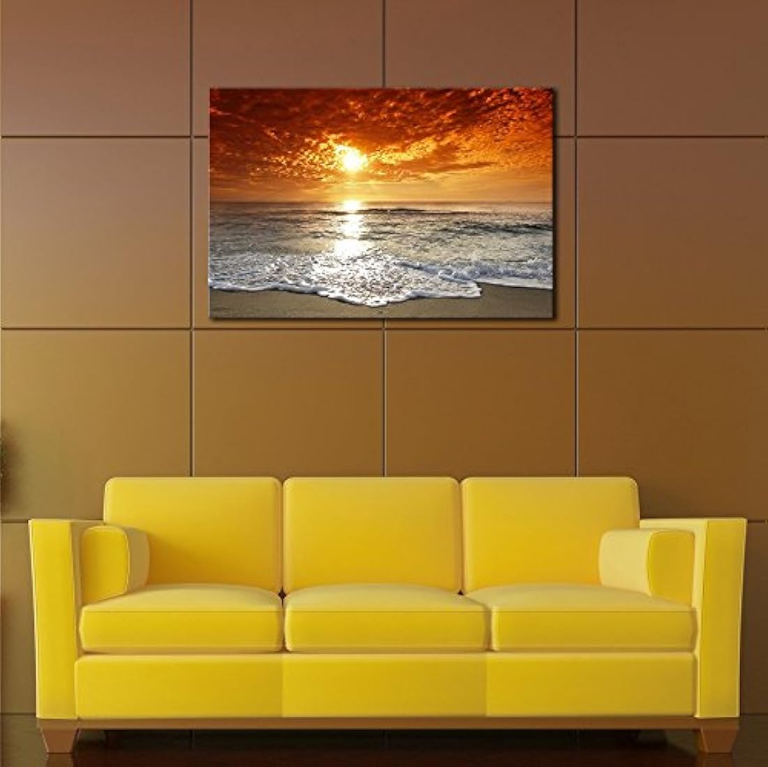 Wieco Art - Paisaje moderno marino, arte expandido