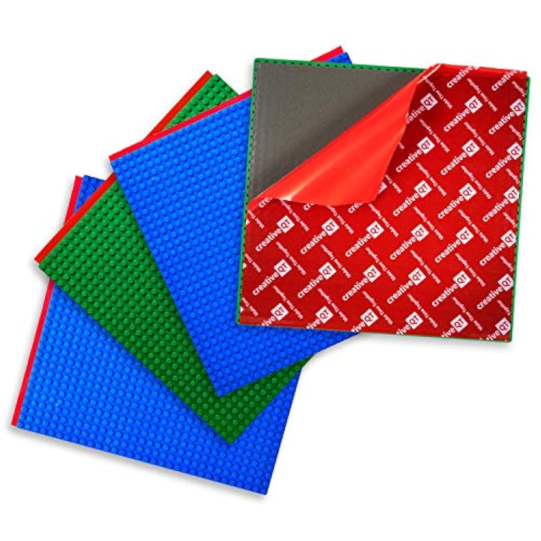 Bases compatibles con Lego, reverso de pelar y pegar