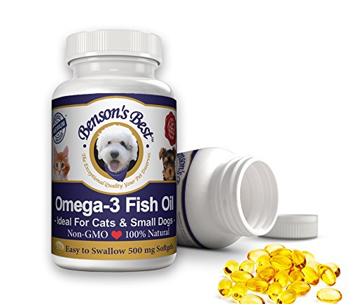 aceite de pescado Omega-3 de Benson para gatos y perros